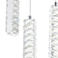 thumbnail image 3 of CWI Lighting Celina Contemporary Metal LED Chandelier in Chrome, 3 of 5
