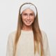 thumbnail image 2 of Ofertas Únicas 1 Pc Diadema de Moda Patrón Acanalado Blanco, 2 of 5