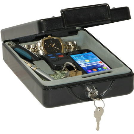 Honeywell Steel Car Sceurity Safe with Key Lock, 6114