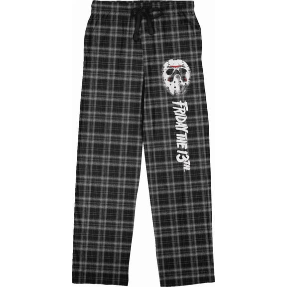 Friday The 13th Plaid Lounge Pants for Men-Medium