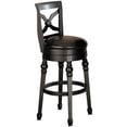 thumbnail image 1 of Bowery Hill Tabouret de Bar Pivotant de 29 Po en Noir, 1 of 4