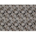 thumbnail image 2 of Zelouf Roselle Large Floral Jacquard  , Sewing, DIY, Crafts Fabric by the Yard, Black/taupe, 10 Yard, 2 of 2