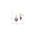 thumbnail image 2 of 14K Yellow Gold Earring Drop & Dangle Women'S Cubic Zirconia CZ 16 mm 8, 2 of 2