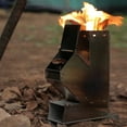 thumbnail image 3 of Graflsoa Poêle Fusée Compact Détachable pour Aventures en Plein Air, Acier Inoxydable, Conception Portable pour le Camping, la Randonnée et le Backpacking, 3 of 7