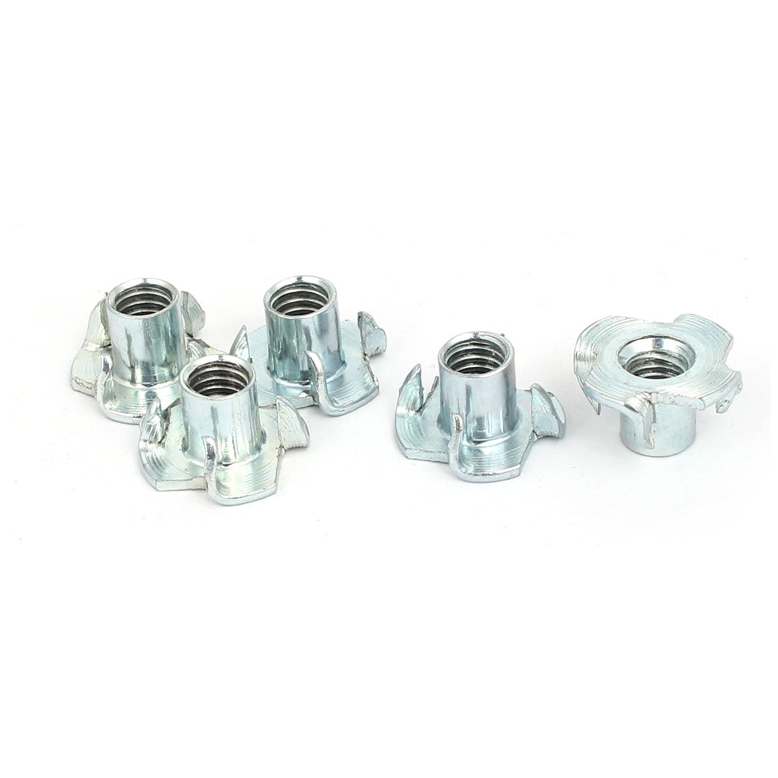5/16'' Thread Dia 12mm Height 4 Prongs Full Threaded TNut Tee Nuts