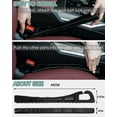 AX2V 2PCS Car Seat Gap Filler Organizer, Universal Fit Car SUV Truck