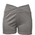 thumbnail image 2 of Abcnature Plus Size Shorts, Womens Athletic Shorts, Ladies Pure High Strength Quick Dry Sports Running Fitness Yoga Shorts, Comfy Beach Shorts, Yoga Pants, Cycling Sport Shorts Gray S, 2 of 6