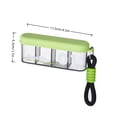 thumbnail image 2 of Uminens Travel Pill Organizer Box, Pocket Daily Medication Holder Dispenser 4 Grid, 2 of 6