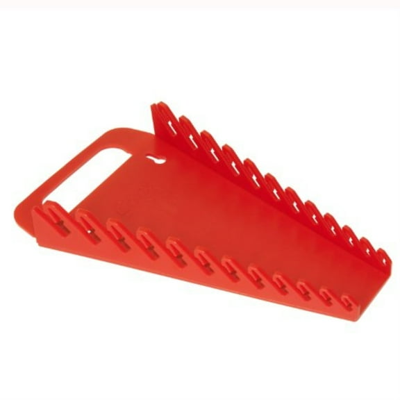 ernst manufacturing gripper wrench organizer, 12 tool, red