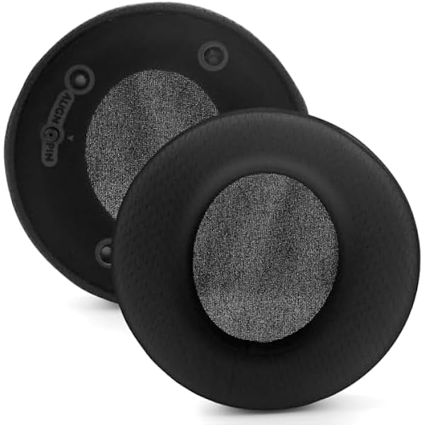 wonima02 Fidelio X2 Mesh Fabric Ear Pads Replacement Ear Pads Cushions Compatible with Philips Audio Fidelio X2HR, X2, X1 Headphones High-Density Memory Foam Earpads Earmuffs Ear Cups Cover - Black