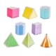 thumbnail image 2 of 8 piezas de sólidos geométricos, bloques multicolores de matemáticas tempranas, reconocimiento de formas, juguete de aprendizaje extraíble para ayuda, 2 of 9