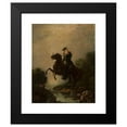 thumbnail image 2 of Piotr Michałowski 15x18 Black Modern Framed Museum Art Print Titled - Portrait of Ignacy Konarski on Horseback (circa 1818), 2 of 5