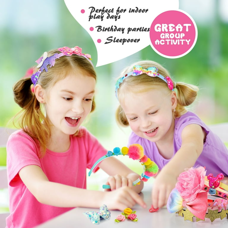 superwinky DIY Headbands Making Kit for Girls Hair Accessories Set