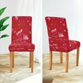 thumbnail image 3 of Valentines Hearts Love You Dining Room Chair Covers Chair Slipcovers Seat Protector Removable Washable Chair Cover For Home Kitchen Restaurant Hotel 4pcs, 3 of 6