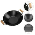 thumbnail image 6 of Stainless Steel Dry Pot Cooking Grilling Wok Individual Black, 6 of 8