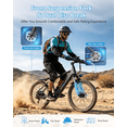thumbnail image 5 of Electric Mountain Bike for Adults, 1500W Peak UL2849 Ebike with 48V 13Ah Removable Battery, 26 inch Electric Bicycles,E-Bike for Adult, Step-Thru,7-Speed, Up to 25MPH 40 Miles, 5 of 8