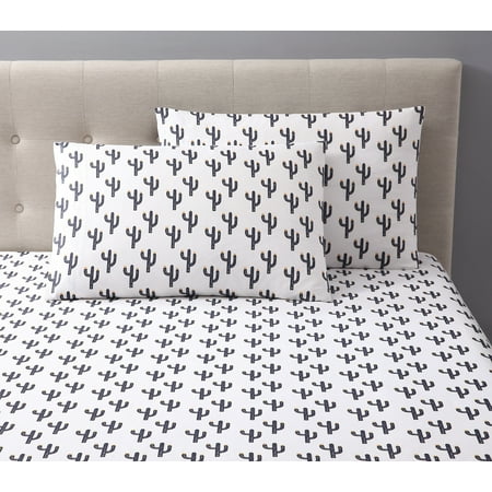 Oh Hello, Bed Sheet Set, Cacti, 2 Pc. Set, Twin