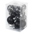 thumbnail image 5 of SLEETLY 32pk Christmas Ornaments for Tree Holiday Xmas Decorations, Black (DEFECTIVE UNITS), 5 of 5