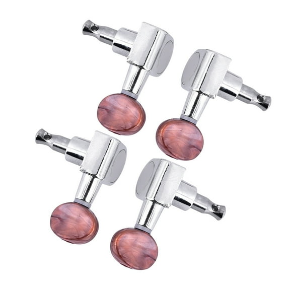 Locking with Fixing Screws Ukulele Tuners, Anti-Rust Tuning Pegs, for 4 String Guitar
