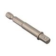 thumbnail image 2 of Chendee 1/4" Drill Socket Adapter Driver Hex Shank To Square Socket Extension,65Mm, 2 of 9