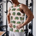 thumbnail image 5 of Goofa Cute Armadillo Pattern Men's Workout Tank Top Slim-Fit Tank Quick Dry Fit Muscle Tank Top Beach Tank Top Bodybuilding Sleeveless T Shirt-Large, 5 of 7