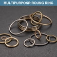 thumbnail image 5 of Uxcell 20pcs O Ring Buckles 1/2" Zinc Alloy Electroplated Round Buckles, Bronze, 5 of 7