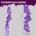 thumbnail image 2 of Magotan Halloween Decorations 3ft Halloween Ghost Decor Pre-Lit 65 LED Purple Light Halloween Cute Ghost Outdoor Decor for Garden Yard Home Party, 2 of 7