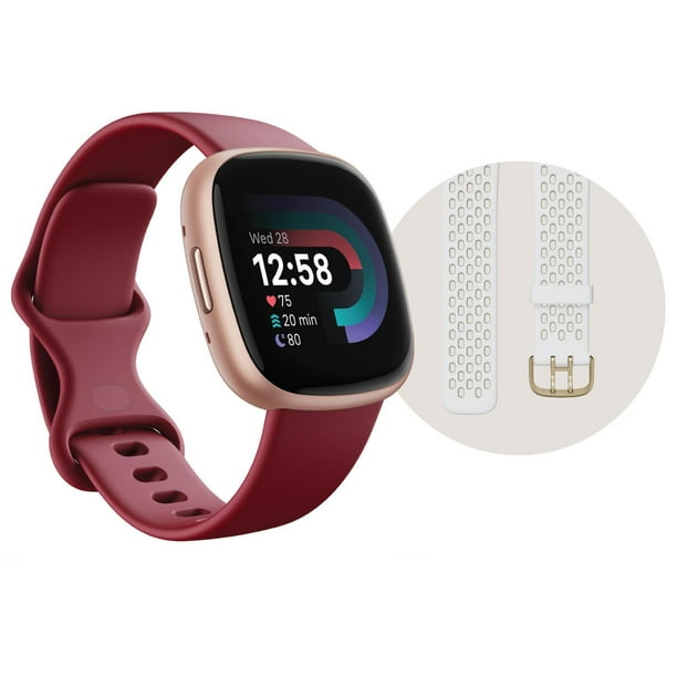 123watches Rose Gold Fitbit Versa With Different Bands Fitness