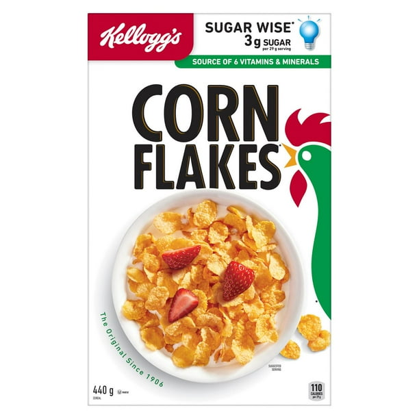 Céréales Kellogg's Corn Flakes, 440 g