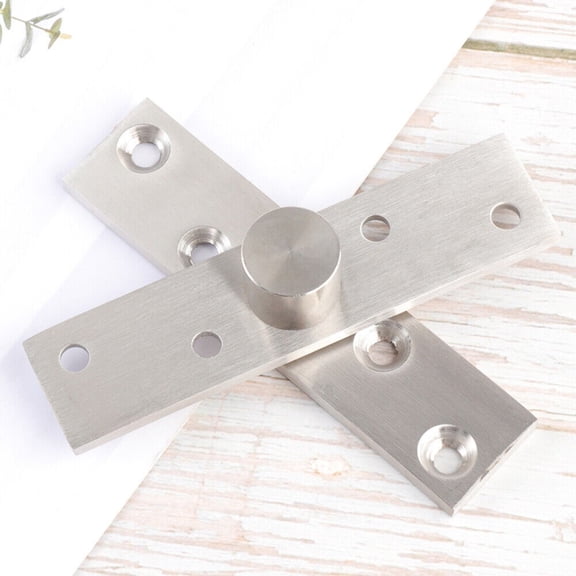 3 Pcs 360 Degree Rotating Middle Shaft Hinge Stainless Steel Door Pivot Up Down