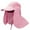 Pink, variant on [Hot selling]Sun Cap Fishing Hat Wide Brim UV Sun Protection Safari Cap w/Neck and Face Flap for Women & Men