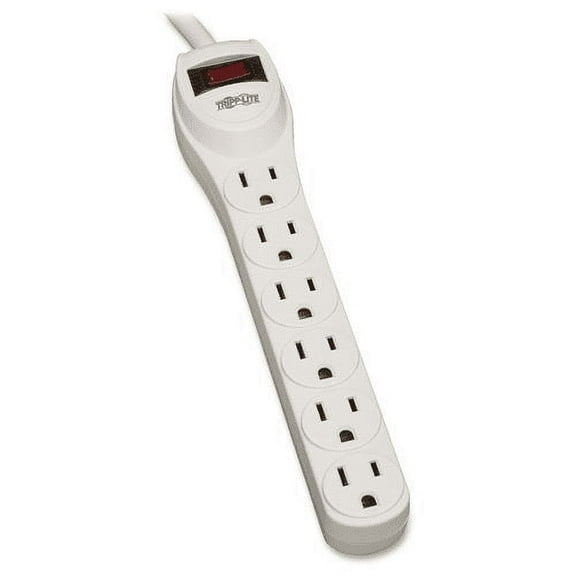 TRIPP LITE TLP602 SURGE STRIP,6 OUTLET,2FT CORD TLP602 SURGE STRIP,6 OUTLET,2FT CORD