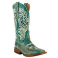 thumbnail image 2 of Ferrini  Womens Southern Charm Embroidered Square Toe Cowboy  Dress Boots   Mid Calf Low Heel 1-2", 2 of 3
