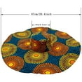 thumbnail image 3 of African women Hat Wide Brim Floppy Straw Sun Hat Beach Round Cap wyb560, 3 of 3