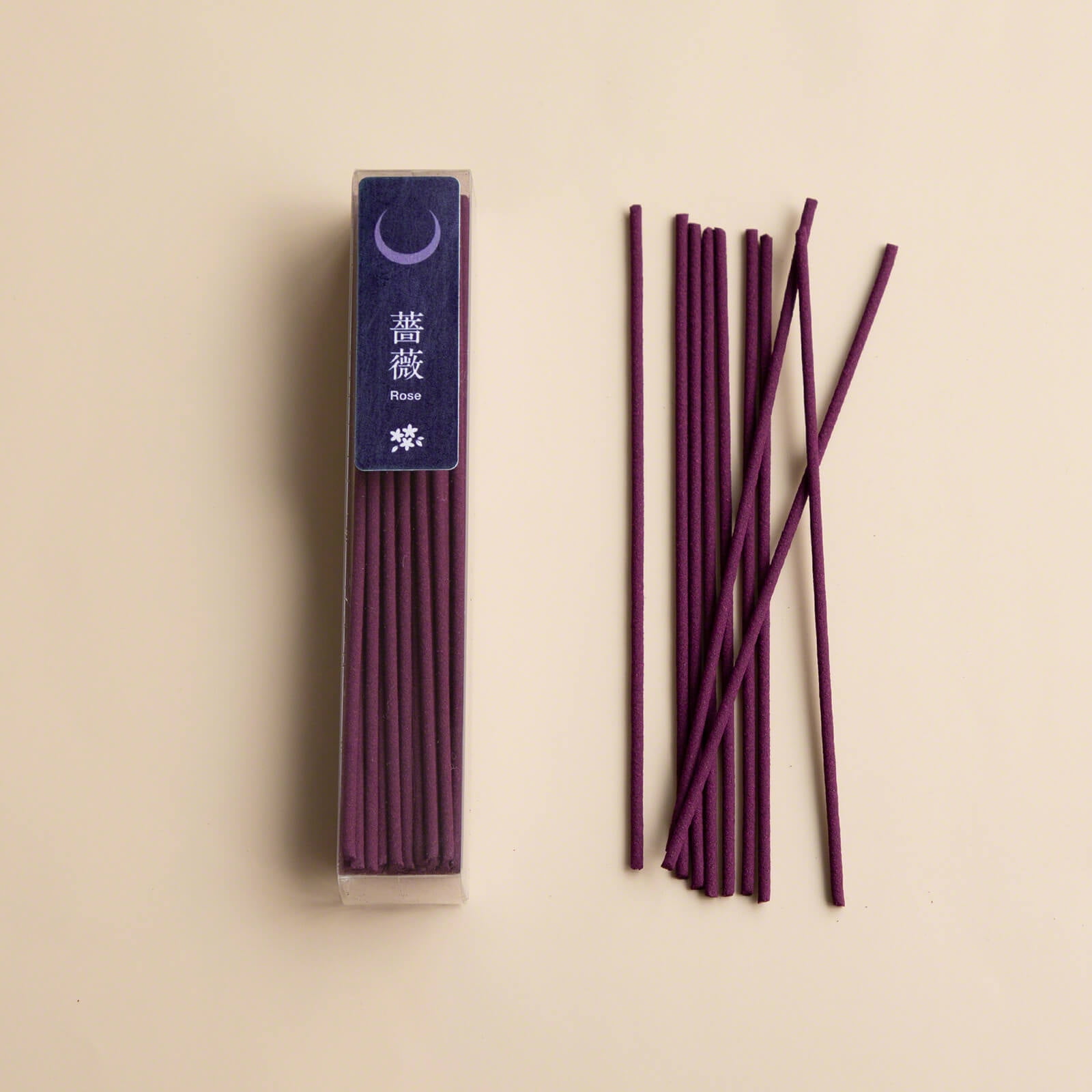 Asayu Japan Low Smoke Incense Sticks Set Jasmine and Rose Made in Japan 1.41oz