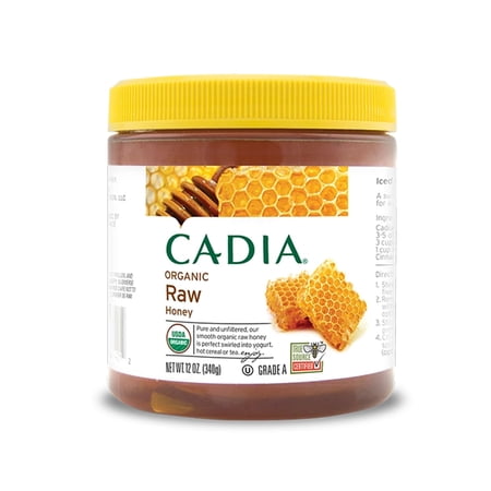 Cadia Organic Raw Honey  12 Oz