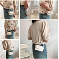 thumbnail image 3 of LHSHID Women Mini Purse Bag Mini Top Handle Clutch Crossbody Handbag Mini Cute Purse Lipstick Bag Ladies Accessories Gift, 3 of 7