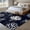 Navy, variant on Area Rug for Living Room, Coastal Coral Non-Slip Indoor Large Carpet for Bedroom/Dining Room, Dark Blue Ocean Starfish Shells Vintage Washable Low-Profile Rectangle Floor Runner Rugs - 5 x 7 Ft