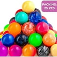 thumbnail image 2 of Entervending Bouncy Balls - 25 Pcs Bouncing Balls Assorted Pack - 1.26 Inch Mini Bouncy Balls for Kids - Bouncy Ball Toys for Capsule Vending Machine - Bouncy Party Favors Balls - Super Balls, 2 of 6