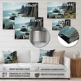 thumbnail image 4 of Designart "Cliffs Along the Coastal Ocean II" Landscapes Metal Wall Decor, 4 of 5