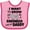 Pink and Fuchsia, variant on Inktastic I Want to Grow Up to Be a Engineer Like My Daddy Boys or Girls Baby Bib