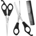 thumbnail image 1 of Tijeras para el cabello Juego de tijeras para peluquería con tijeras de corte de mascotas, barberos o uso del hogar - Acero inoxidable esquí esquí Gafas de esquí, 1 of 5