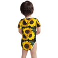 thumbnail image 5 of Daiia Japanese Were Blossoming Printed Unisex-Baby Short Sleeve Onesies Bodysuits Baby Climbing Clothes Soft and Comfortable Romper with Expandable Shoulder Design-6 Months, 5 of 8