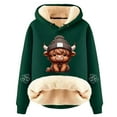 thumbnail image 1 of WILLBEST Sudaderas para Mujer, Estilo Borrego, Gruesas, Cálidas, de Color Liso XXX-Grande, 1 of 4