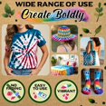 thumbnail image 5 of Kit de tie-dye Jim&Gloria con 36 polvos, 12 botellas y soda ash, 5 of 5