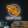 thumbnail image 4 of Handmadetneonsign Seafood Shrimp Neon Sign, Sea Food Led Sign, Shrimp Led Light, Shrimp Seafood, 4 of 5