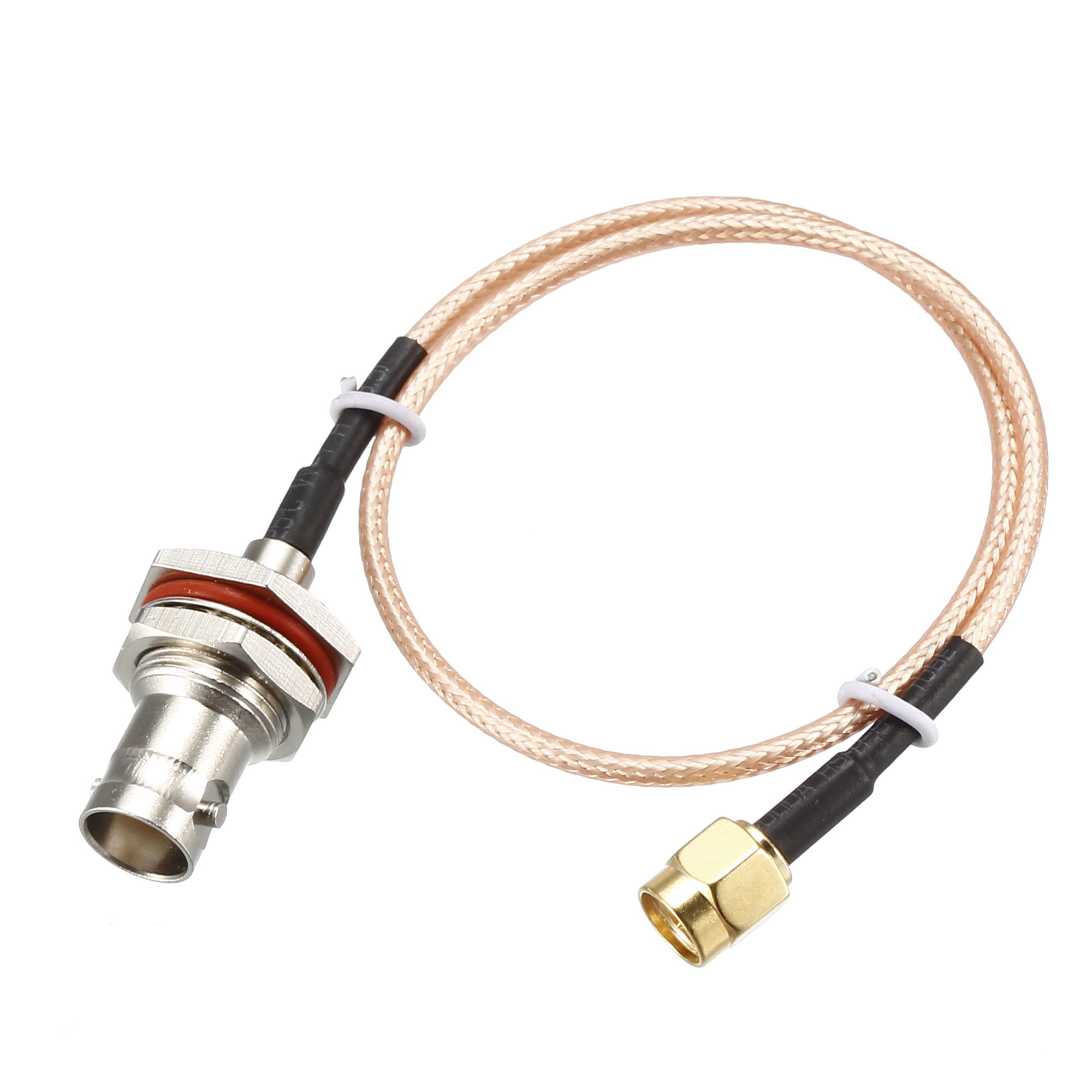 uxcell BNC Male to BNC Male Coax Cable RG316 RF Coaxial Cable 50 Ohm 0.5 Feet 2pcs for Video Signals,CCTV,DVR,Camera 