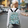 thumbnail image 7 of FORMRS Mini Backpack Purse for Women Travel Daypack Casual Shoulder Bag, Beautiful Leaves Pattern, 7 of 7