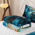 thumbnail image 5 of Erosebridal Cute Cat Zipper Twin Comforter Sets with Fitted Sheet and 2 Pillowcases, Kawaii Animal Zipper Bedding Set, Reversible, 5 of 7