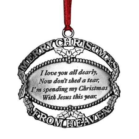 

Veki Part Christmas Is Ornament Pendant Ornament In Memorial Memorial Of Heart My Decoration Hangs Clear for
